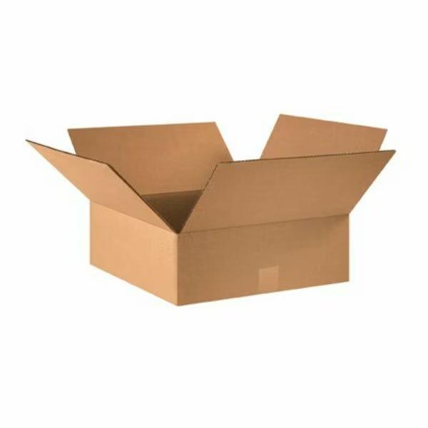 16 x 16 x 5'' Flat Corrugated Boxes, 25PK, Bsc Preferred, Mfr#: S-15055